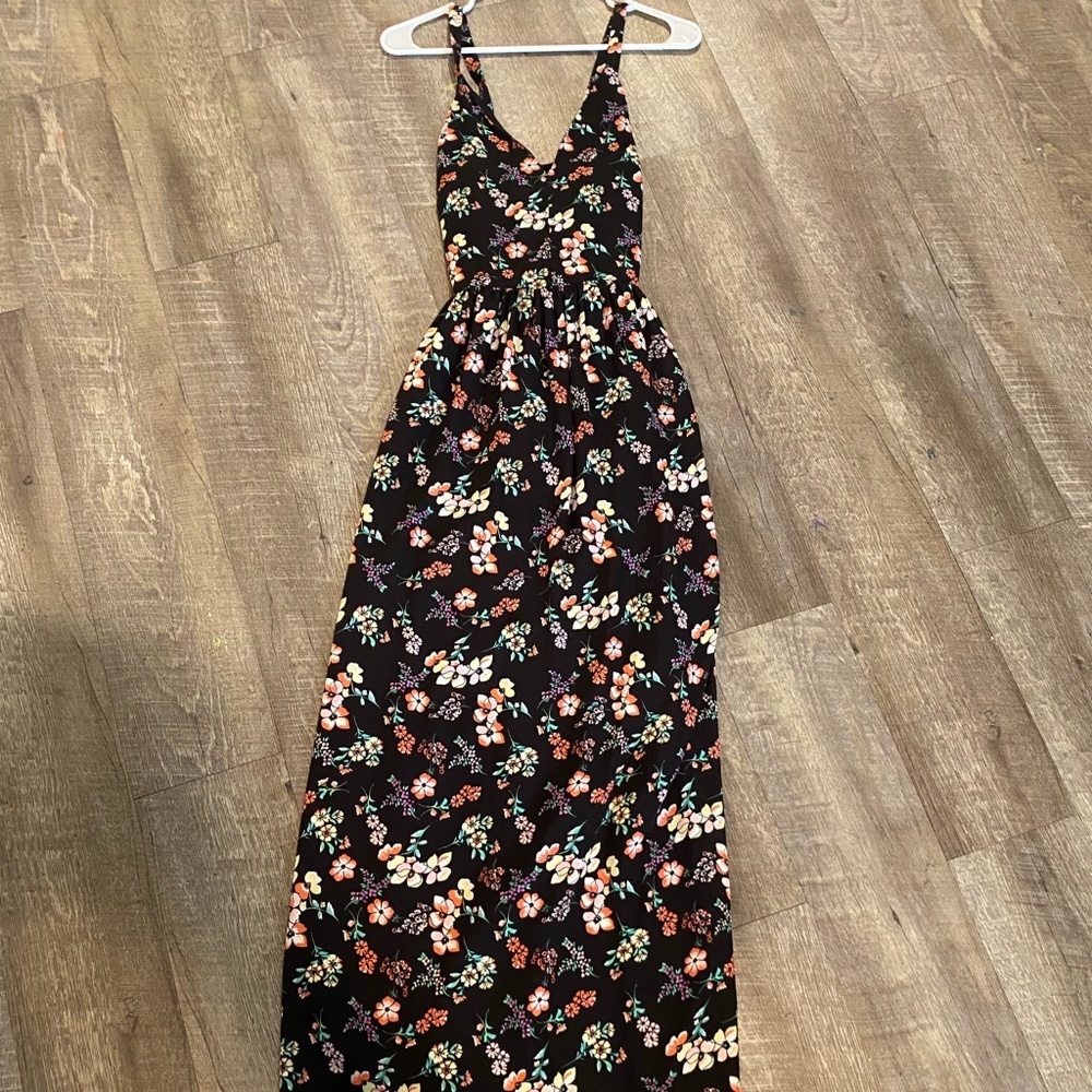 Long floral dress